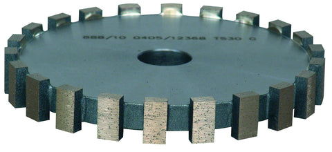 RM04 179BU16SC Flat 90°edge Wheel (h18mm Segments) For Milling