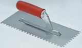 Notched Trowels With Rubber Handle Size 28x12cm  6-12mm