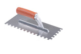 Notched Trowels With Rubber Handle Size 28x12cm  6-12mm