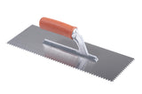 Rubber Handle Notched Trowel  36x13cm 3-12mm (select option)