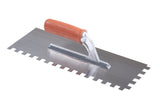 Rubber Handle Notched Trowel  36x13cm 3-12mm (select option)