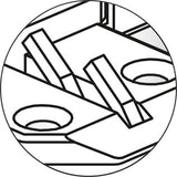 Raimondi 3D Tile Levelling Clips For Tiles 3-12mm Giving a 1.5mm Joint