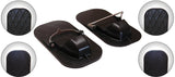 Tile shoes Waffled for walking on set tiles with spring strap 